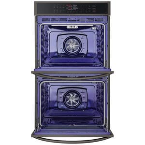 LG 30 in. 9.4 cu. ft. Smart Front Control Electric Double Wall Oven with Standard Convection - PrintProof Black Stainless Steel, , hires