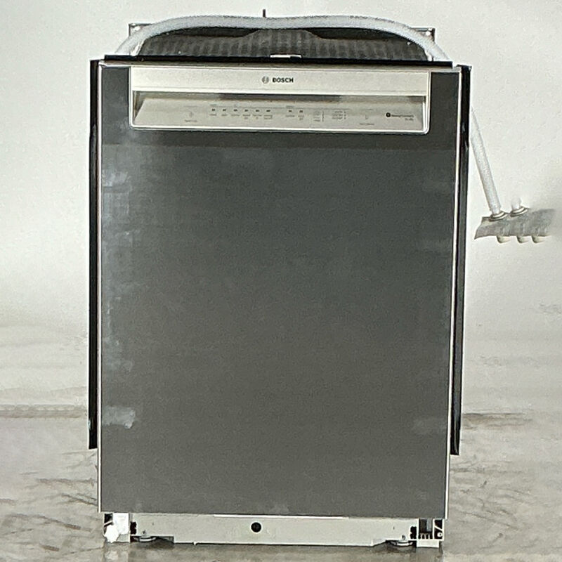 Bosch 300 Series 24 in. Front Control Smart Dishwasher with 48 dBA Sound Level, 3rd Rack, PureDry & Pocket Handle - Stainless Steel (Open Box Good Condition), , hires