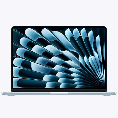 Apple MacBook Air (2026) 13 in. Notebook with Apple Intelligence, Apple M5 10-Core CPU, 10-Core GPU, 24 GB RAM, 1 TB SSD, up to 18 Hrs. of Battery Life & Mac OS - Sky Blue | MDHK4LL-A