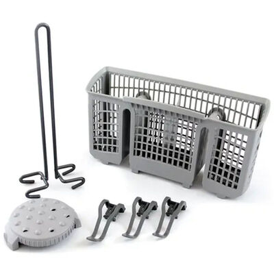 Bosch Dishwasher Accessories Kit with Extra Tall Item Sprinkler, Vase/Bottle Holder, 3 Plastic Item Clips and Small Item Basket | SMZ5000