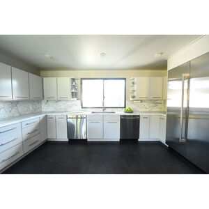 JennAir Noir 30 in. Built-in Left Hand Swing Door Panel Kit for Freezer - Stainless Steel, , hires