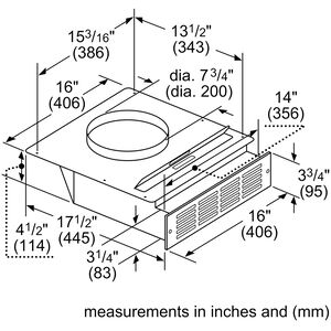 Bosch Recirculation Kit for Downdrafts, , hires