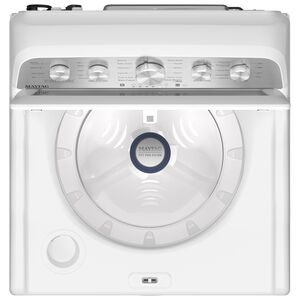 Maytag Pet Pro 27 in. 4.7 cu. ft. Top Load Washer with Agitator - White, White, hires