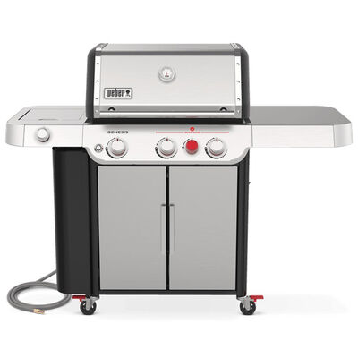 Weber Genesis S-335 3-Burner Natural Gas Grill with Side Burner & Sear Burner - Stainless Steel | 37400001