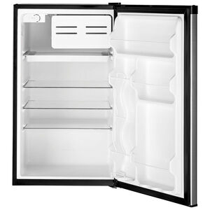 GE 20 in. 4.4 cu. ft. Mini Fridge with Freezer Compartment - Clean Steel, Clean Steel, hires