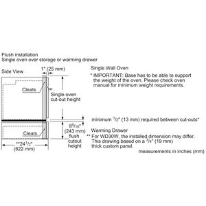 Thermador Masterpiece Series 30 in. 4.5 cu. ft. Smart Electric Single Wall Oven with True European Convection - Stainless Steel, , hires