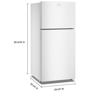 Amana 30 in. 19.3 cu. ft. Garage-Ready Top Freezer Refrigerator - White, , hires