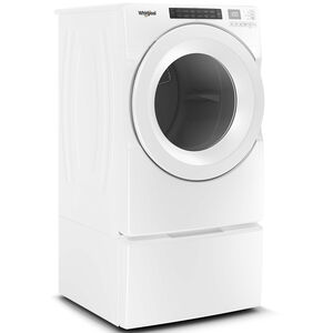 Whirlpool 27 in. 7.4 cu. ft. Stackable Long Vent Gas Dryer with Intuitive Controls, Sanitize Cycle & Sensor Dry - White, , hires