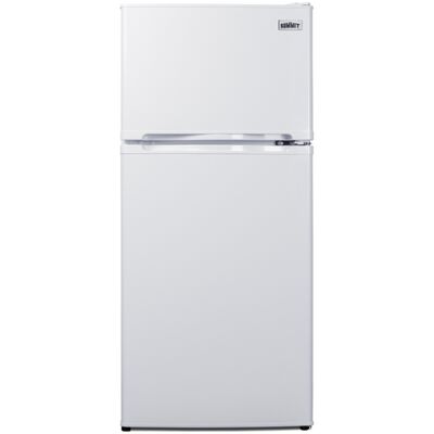 Summit 19 in. 4.3 cu. ft. Mini Fridge with Top Freezer - White | FF712W