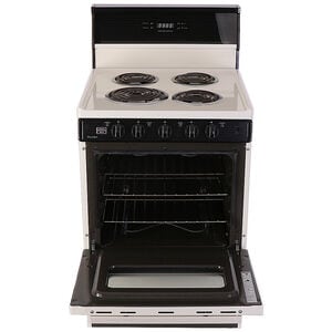 Premier 24 in. 3 cu. ft. Electric Range with Coil Burners - Bisque, Bisque, hires