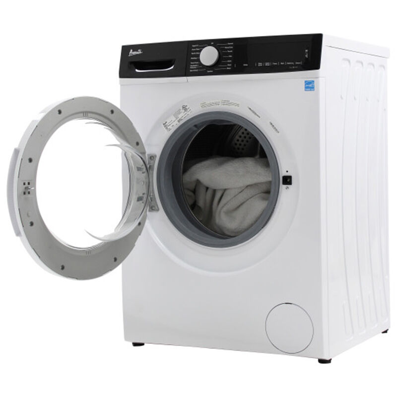 Avanti 24 in. 2.2 cu. ft. Stackable Front Load Washer with Sanitize & Steam Cycle - White, , hires