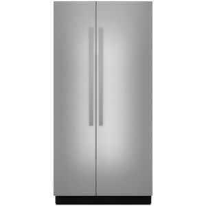 JennAir Noir 42 in. Side-by-Side Refrigerator Panel Kit with Handles - Stainless Steel, , hires