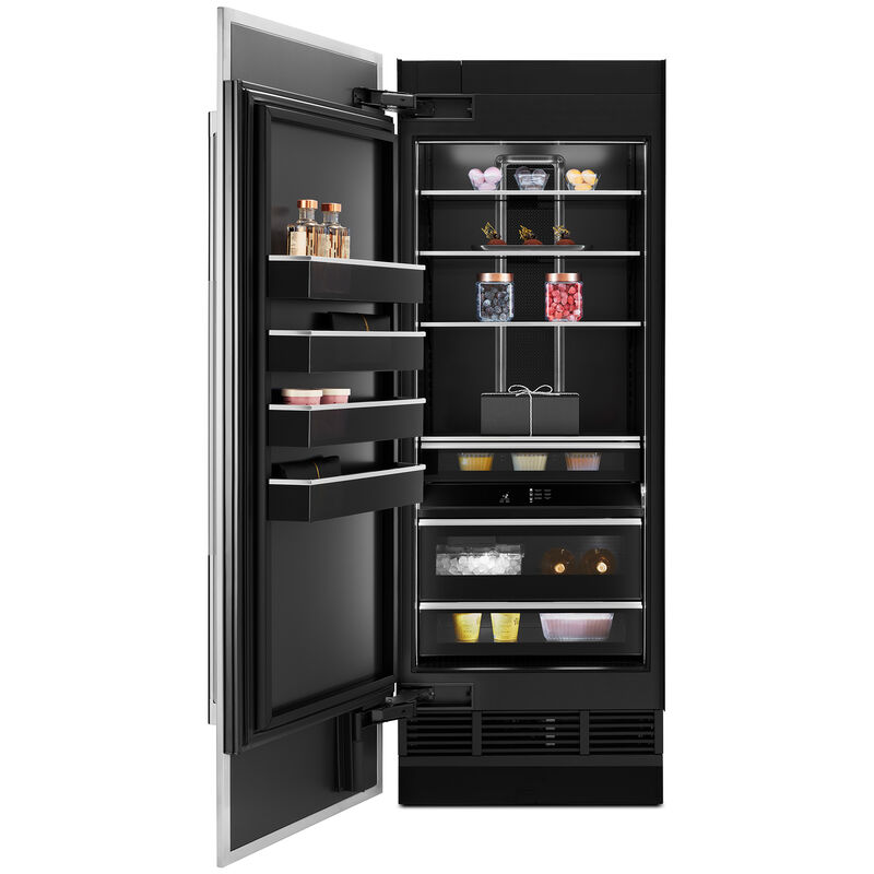 JennAir 30 in. 17.0 cu. ft. Built-in Smart Triple-Drawers Upright Freezer with Ice-Maker & Adjustable Shelves - Custom Panel Ready, , hires