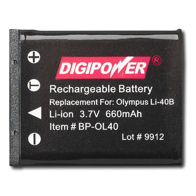 DigiPower - Olympus Rechargeable Lithium-Ion Battery | BP-OL40