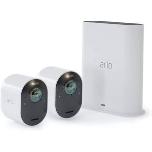 Arlo - Ultra 2 Spotlight Camera - Indoor/Outdoor 4K Wire-Free Security Camera with Color Night Vision (2 Camera System), , hires