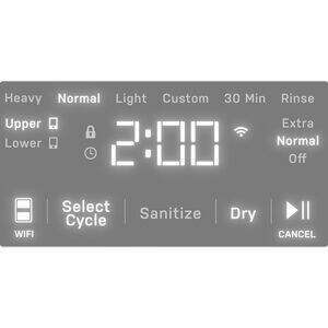 GE Profile 24 in. Smart Double Dishwasher Drawer with Front Control, 48 dBA Sound Level & Pocket Handle - Fingerprint Resistant Stainless, , hires