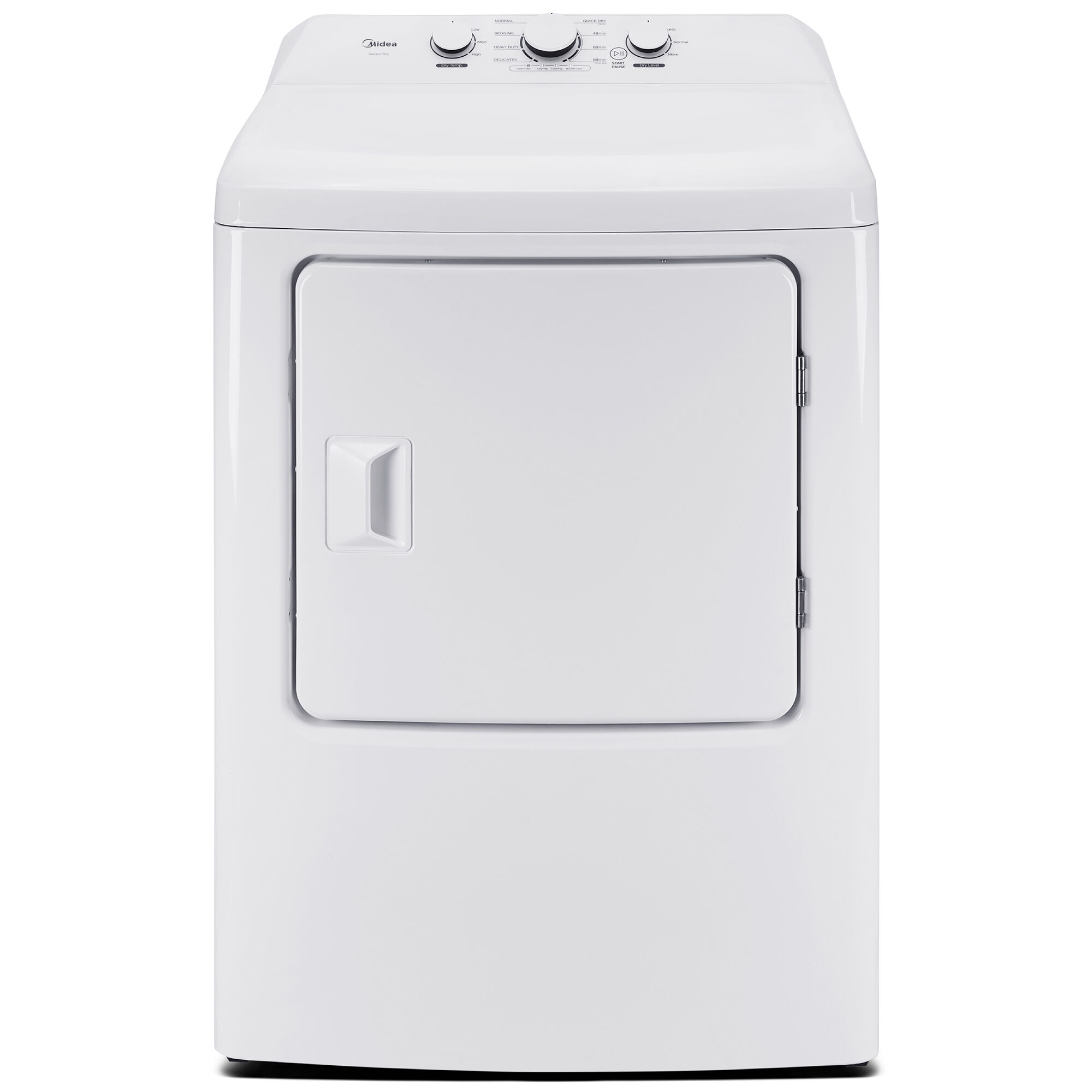 Midea 27 in. 7.0 cu. ft. Gas Dryer with Sensor Dry - White | P.C.