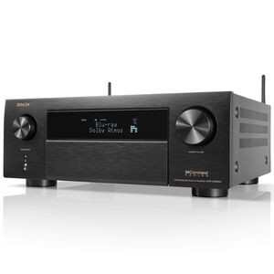 Denon 9.4 Ch. 125W 8K AV Receiver with Built-in HEOS - Black, , hires