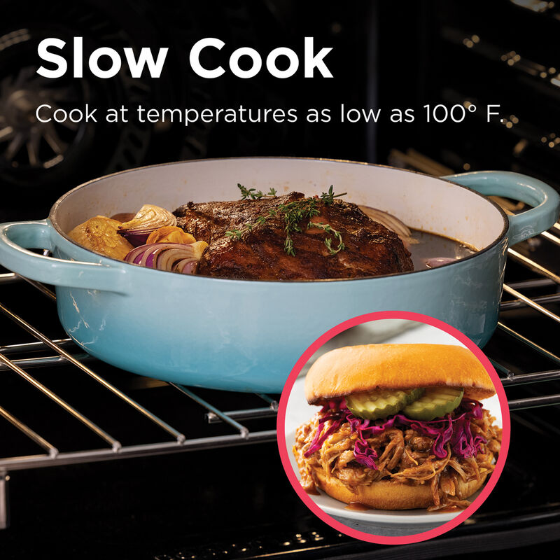 Frigidaire Professional 30 in. 6.2 cu. ft. Air Fry True European Convection Steam Electric Range with Smoothtop Burners - Stainless Steel, , hires