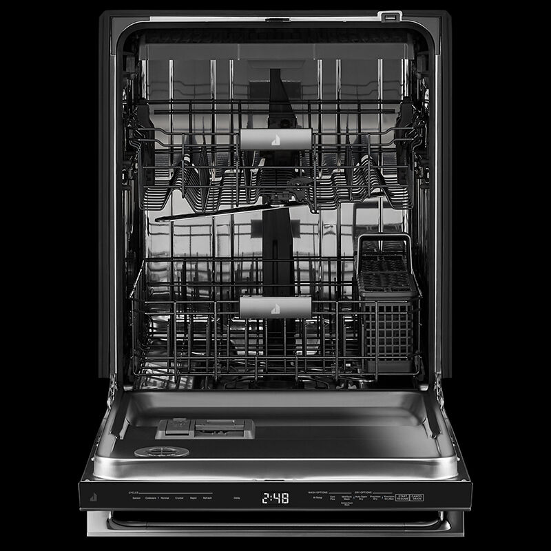 JennAir Noir 24 in. Top Control Dishwasher with 39 dBa Sound Level & 3rd-Rack - Stainless Steel, , hires