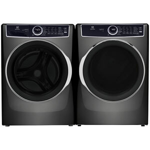 Electrolux 600 Series 27 in. 8.0 cu. ft. Stackable Electric Dryer with Balance Dry, Instant Refresh, Perfect Steam & Sanitize Cycle - Titanium, Titanium, hires