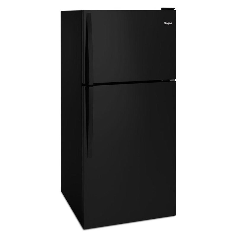 Whirlpool 30 in. 18.2 cu. ft. Top Freezer Refrigerator - Black, Black, hires