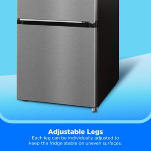 Midea 24 in. 11.5 cu. ft. Counter Depth Bottom Freezer Refrigerator - Stainless Steel, , hires