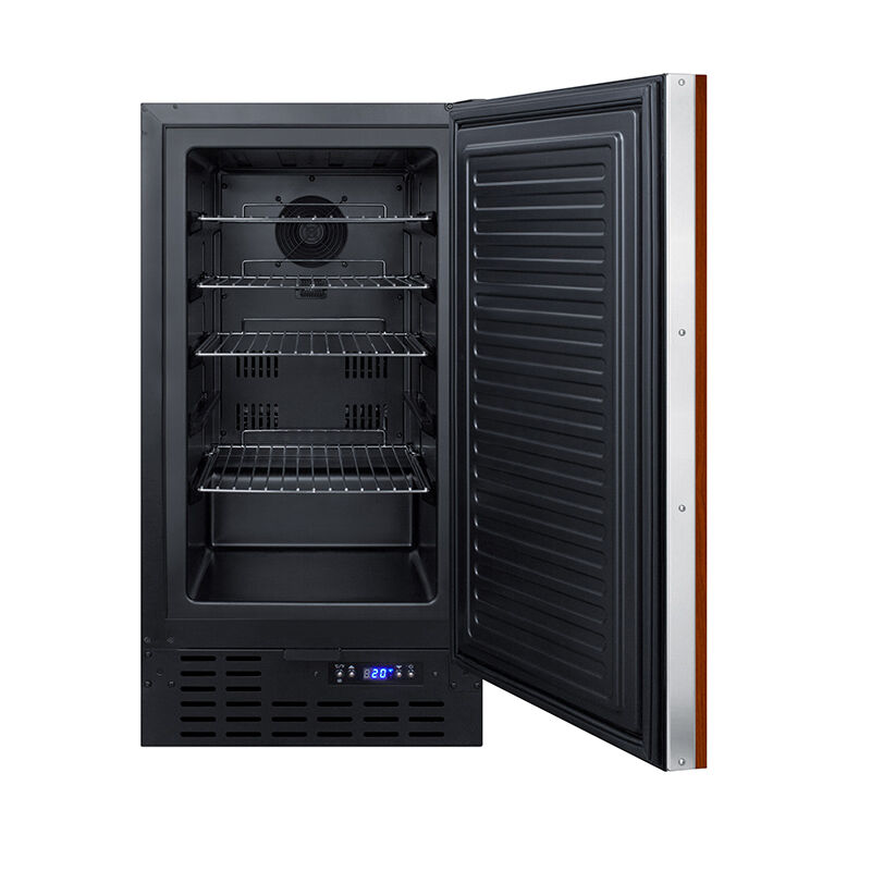 Summit 18 in. 2.7 cu. ft. Built-in Frost Free Compact Upright Freezer with Adjustable Shelves - Custom Panel Ready, , hires