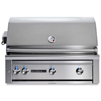 Sedona by Lynx 36 in. 2-Burner Built-In Natural Gas Grill with Rotisserie & Sear Burner - Stainless Steel | L601PSRNG
