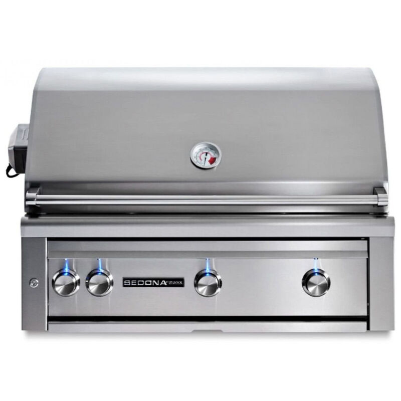 Sedona by Lynx 36 in. 2-Burner Built-In Natural Gas Grill with Rotisserie & Sear Burner - Stainless Steel, , hires