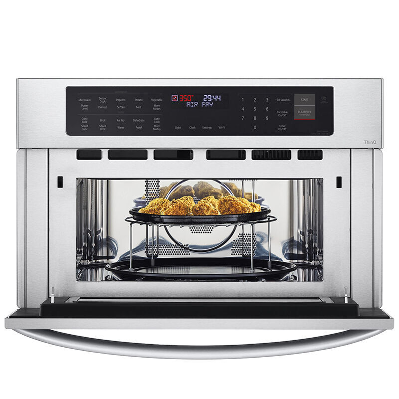 LG 30 in. 1.7 cu. ft. Smart Speed Electric Single Wall Oven with Standard Convection & Sensor Cooking - Stainless Steel, Stainless Steel, hires