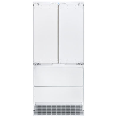 Liebherr 36 in. 18.9 cu. ft. Built-In Counter Depth 4-Door French Door Refrigerator - Custom Panel Ready | HCB-2092