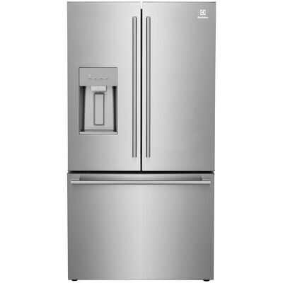 Electrolux 36 in. 22.6 cu. ft. Counter Depth French Door Refrigerator with Ice & Water Dispenser - Stainless Steel | ERFC2393AS