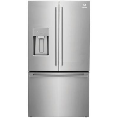 Electrolux 36 in. 22.6 cu. ft. Counter Depth French Door Refrigerator with External Ice & Water Dispenser - Stainless Steel | ERFC2393AS