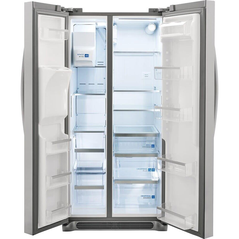 Frigidaire Gallery 33 in. 22.3 cu. ft. Side-by-Side Refrigerator with Ice & Water Dispenser - Stainless Steel, , hires