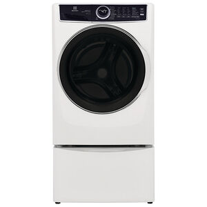 Electrolux 600 Series 27 in. 4.5 cu. ft. Stackable Front Load Washer with Perfect Steam, LuxCare Plus Wash System & SmartBoost -White, White, hires