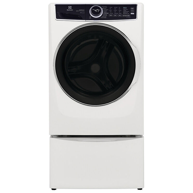 Electrolux 600 Series 27 in. 4.5 cu. ft. Stackable Front Load Washer with Perfect Steam, LuxCare Plus Wash System & SmartBoost -White, White, hires