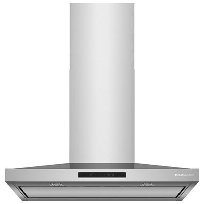 KitchenAid 36 in. Convertible Chimney Style Range Hood with 400 CFM, 4 Fan Speeds & 2 LED Lights - Stainless Steel | KVWC736SSS