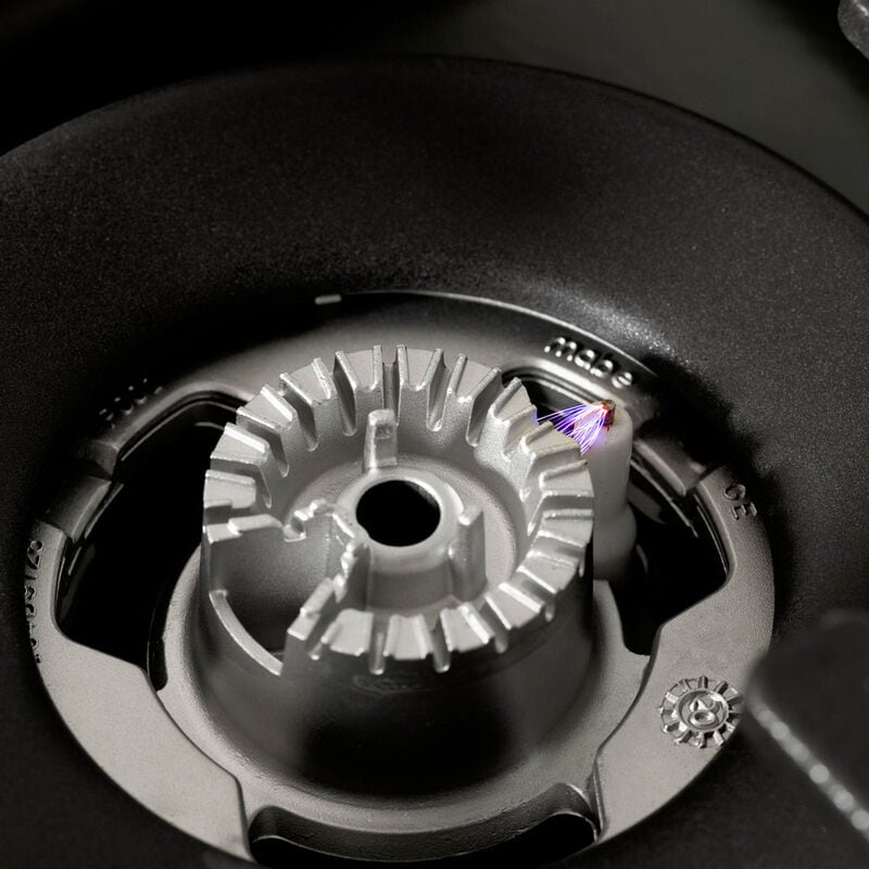 Cafe 48 in. 6-Burner Natural Gas Rangetop with Griddle, Simmer Burner & Power Burner - Stainless Steel, Stainless Steel, hires