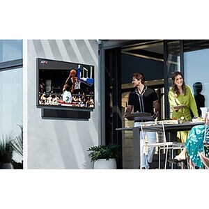 Samsung The Terrace 3 Channel Outdoor Smart Sound Bar with Bluetooth & Built-in Subwoofer - Titan Black, , hires