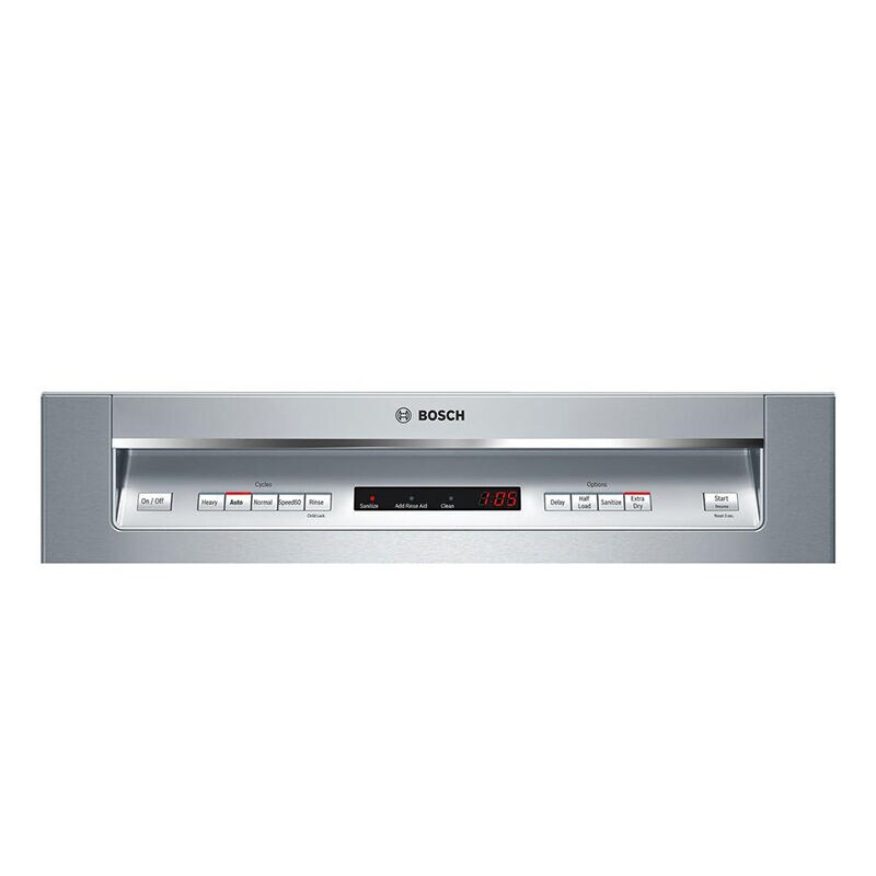 Bosch 300 Series 24" Dishwasher with 44 dBA Quiet Level, 5 Wash Cycles