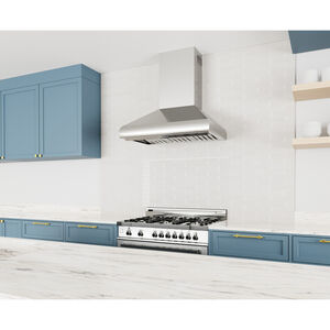 XO 30 in. Convertible Chimney Style Range Hood with 600 CFM, 4 Fan Speeds & 2 LED Lights - Stainless Steel, , hires