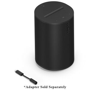 Sonos Era 100 Wireless Compact Home Speaker - Black, Black, hires