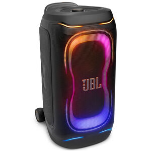 JBL PartyBox 330 Portable Party Speaker with JBL Legendary Sound, Futuristic Lighting, A Lelescopic Handle and Wide Wheels - Black, , hires