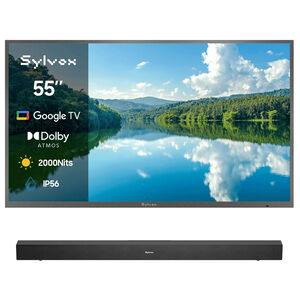 Sylvox - Pool Pro 3.0 55" Class Full Sun 4K UHD LED Smart Google Outdoor TV, , hires