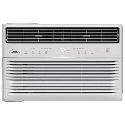Midea 8,000 BTU Smart Window Air Conditioner with 3 Fan Speeds, Sleep Mode & Remote Control - White | MAW08S1YWT