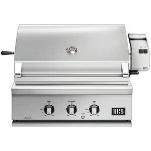 DCS Series 7 30 in. 2-Burner Built-In Natural Gas Grill with Rotisserie - Stainless Steel, , hires