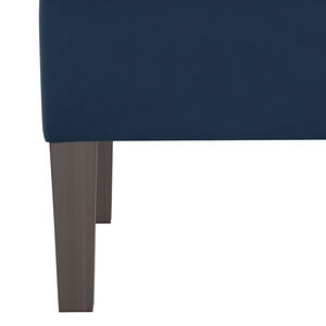 Skyline Furniture Swoop Arm Chair in Velvet Fabric - Blue Ink, , hires