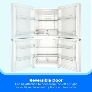 Midea 30 in. 20.0 cu. ft. Garage-Ready Automatic Smart 4-Drawers Upright Freezer with Adjustable Shelves - White, White, hires