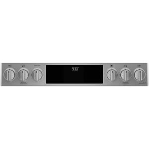 GE Profile 30 in. 5.6 cu. ft. Smart Air Fry True European Convection Slide-In Gas Range with 5 Sealed Burners, Grill & Griddle - Stainless Steel, , hires